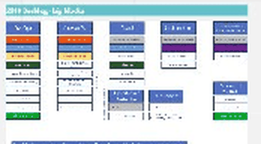 a roadmap pasted on the wall